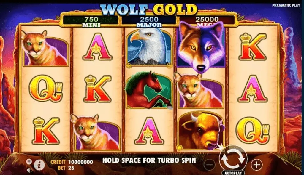 Wolf Gold bonus game